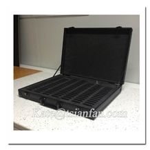 Px122 Aluminum Black Stone Show Case Box