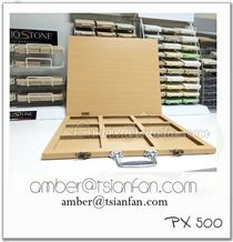 Wooden Stone Tile Display Case