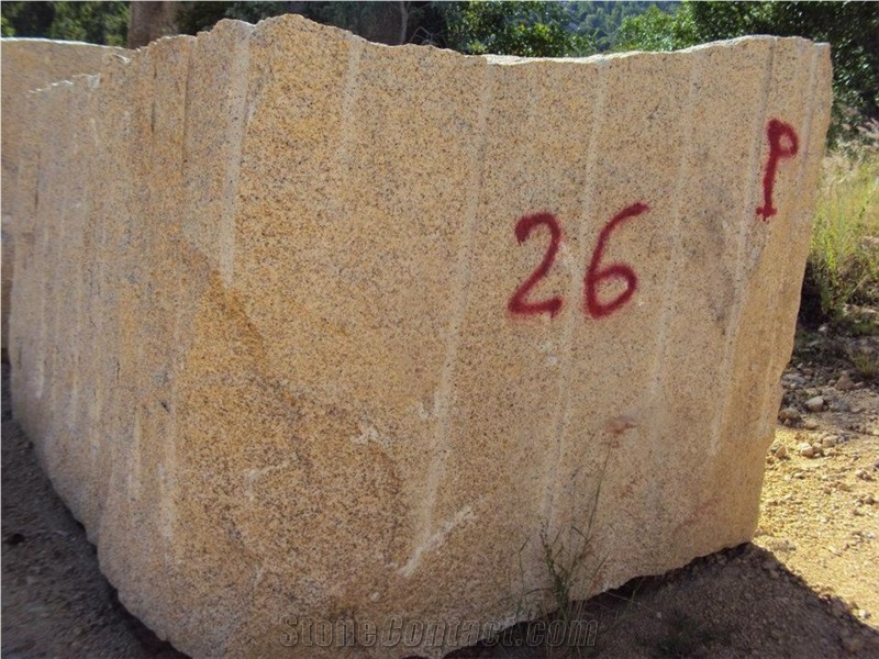 Hc Yellow Granite Block Viet Nam