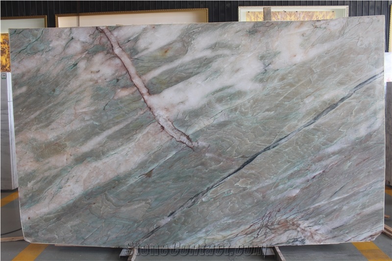 Alexandrita Quartzite Slabs & Tiles,China Green Translucent Quartzite