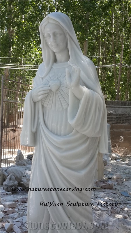 Madonna Mary Sculpture Statue Western Style Human Sculpture