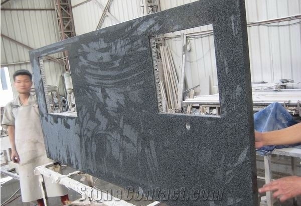 G654 Granite Kitchen Tops, Dark Grey Countertops