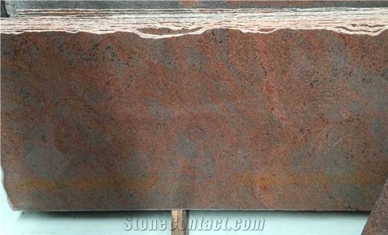 Red Volcano Granite Slabs Tiles