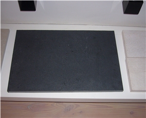 Kadappa Black Limestone Honed Tiles & Slabs, Floor Tiles