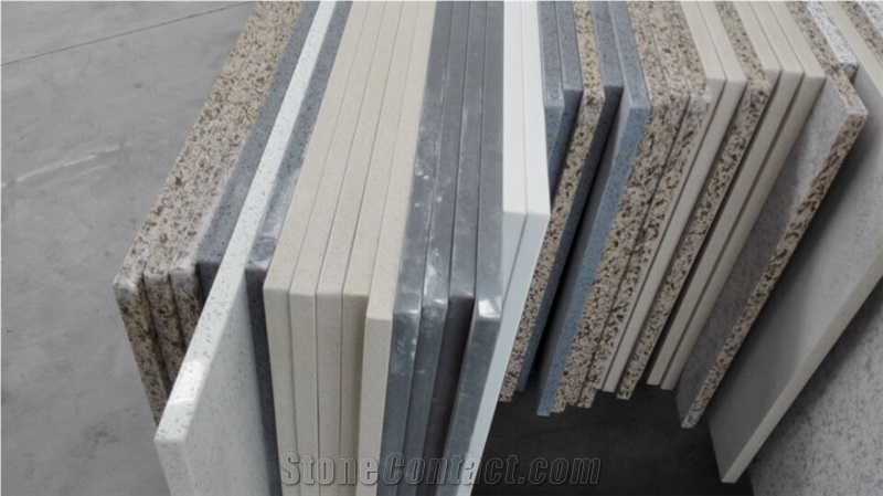 China Grey Artifical Quartz Stone Countertop