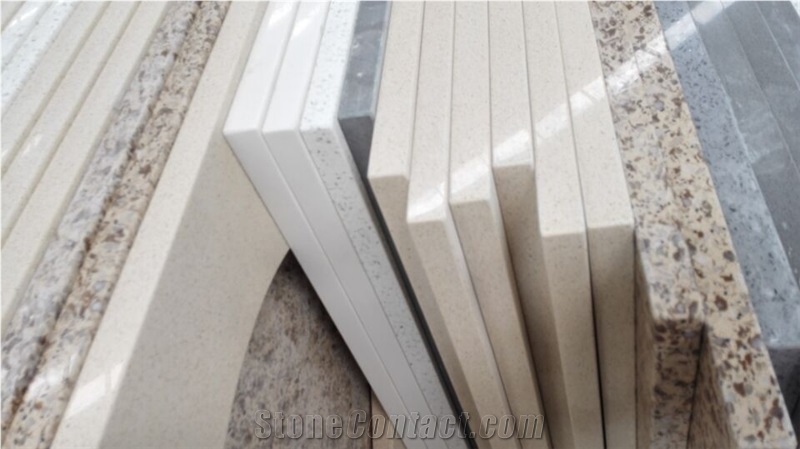 China Manmade White Artifical Quartz Countertop