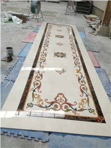 China Multicolor Marble Water Jet,Floor Decration