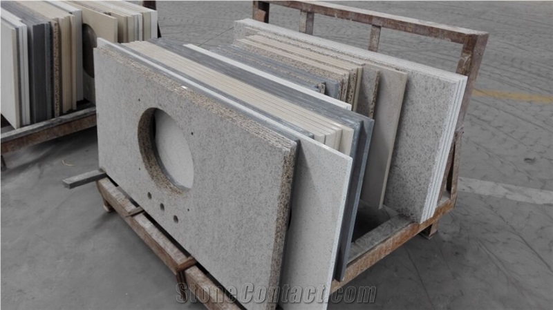 Grey Artifical Quartz Stone Countertop