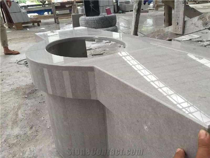 Cheapest and Competitive Cinderella Grey Marble Vanity Tops/Bath Tops/ Bathroom Vanity Tops