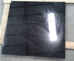 Granite Tiles Of the Star Black Galaxy Tiles on Sales, India Black Granite