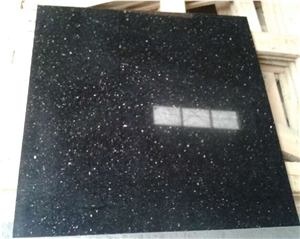 Granite Tiles Of the Star Black Galaxy Tiles on Sales, India Black Granite