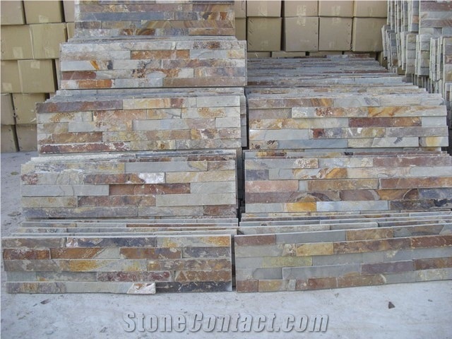 Hot Selling Natural Yellow & Rusty Slate from China