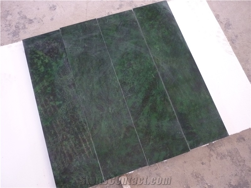 Popular Green Marble Tiles with High Quality from