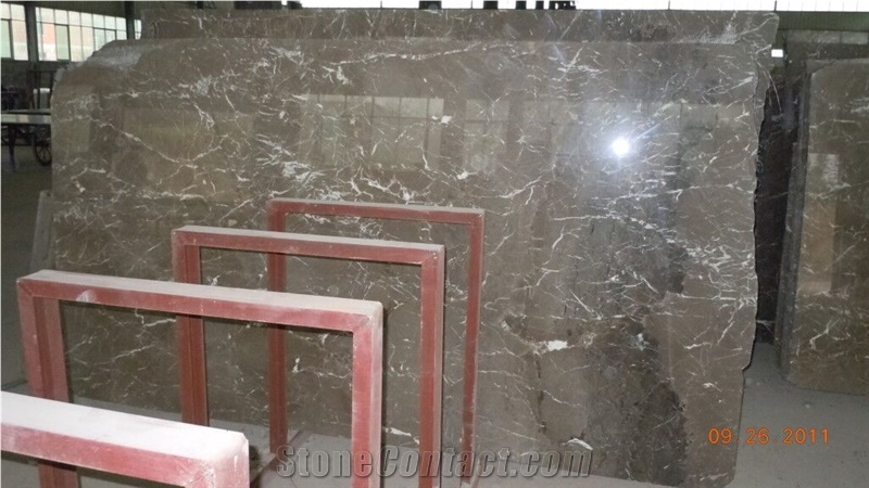 Top Selling Armani Brown Marble Slabs & Tiles, China Brown Marble
