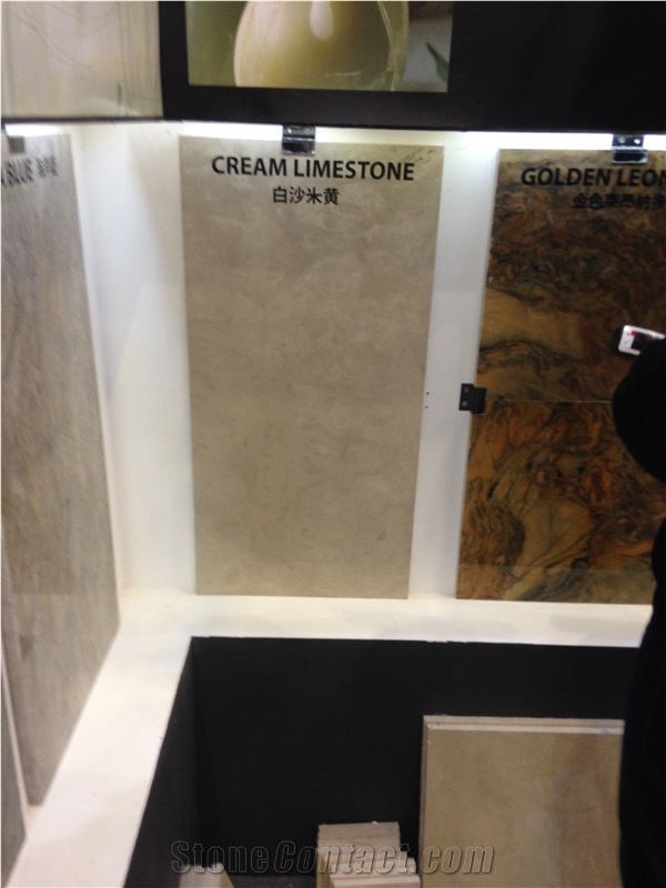 Cream Limestone Tiles & Slabs, Beige  Limestone Tiles & Slabs