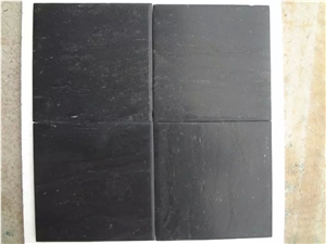 China Black Limestone Tiles & Slabs,Black Limestone Flooring/Walling