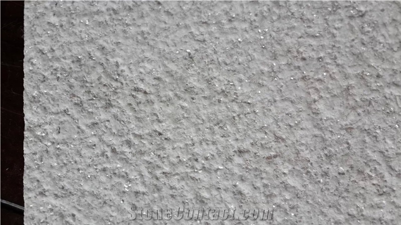 Jiangxi Pearl White Granite Bushhammered Tiles Slabs, China White Granite