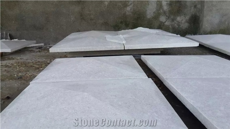 Jiangxi Pearl White Granite Slabs Shapped Tops Wall Coping Tiles, China White Granite