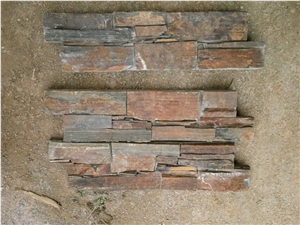 P1120 Rock Surface Rustic Slate Pannel Culture Stone Stacked Stone Wall Veneer