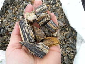 Wood Stone Slate Pebble & Gravel, Brown Slate Pebble
