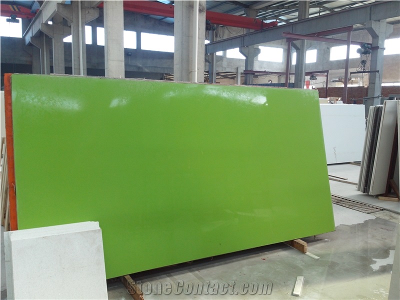 Green Countertops,Green Quartz Stone Countertop