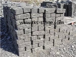 Blue Limestone Kerbstone,China Blue Limestone Slabs & Tiles