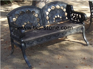 Blue Marble Bench & Chairs,Garden Bench,Sculptured Bench