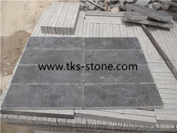 Blue Stone Floor Tile,China Blue Limestone,Floor Coverings,Flooring Tile,Sandblast,Honed and More Finish is Available