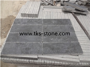 Blue Stone Floor Tile,China Blue Limestone,Floor Coverings,Flooring Tile,Sandblast,Honed and More Finish is Available