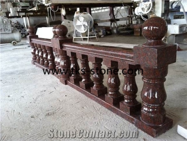 Carmen Red Granite Balustrade & Railings