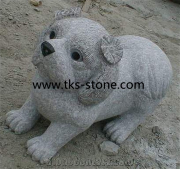 China Black Granite Dog Sculpture & Statue,Stone Dog Caving,Shanxi Black Animal Sculptures,Handcarved Sculptures,Dog Statues