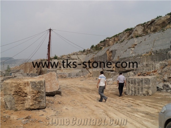 China Blue Limestone Blocks for Pattern Floor Covering-Own Factory