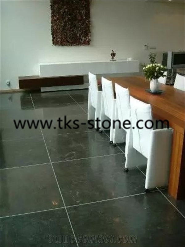China Blue Limestone Floor Tiles,Polished Blue Stone Tiles/Slabs