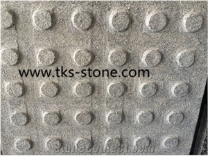 China G654 Granite Paver,Padang Dark,China Dark Grey,Impala Black Granite Blind Paving Stone