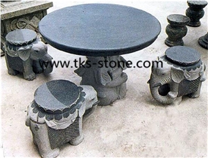 China Granite Tables & Chairs,Table Sets,Grey Granite Furniture,Garden Tables,Garden Bench