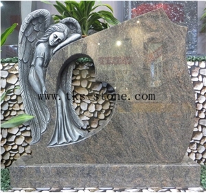 China Grey Granite Angel Carving America Style Tombstone Monument,Supply Various Of Style Monument & Tombstone