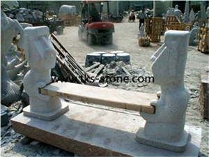 China Grey Granite Bench & Chairs,Garden Bench,Outdoor Bench,Chairs,Park Benches
