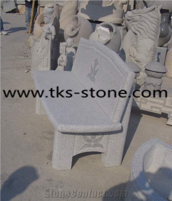 China Grey Granite Chairs & Bench,Grey Granite Bench,Patio Bench,Outdoor Chairs