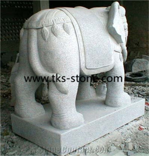 China Grey Granite Elephant Sculpture & Statue,Stone Elephant Caving,Grey Granite Animal Sculptures,Garden Sculptures,Statues