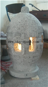 China Grey Granite Lanterns Caving,Grey Granite Garden Lanterns&Lamps,Japanese Lamps,Lanterns Sculptures