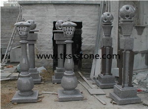 China Grey Granite Lanterns,Grey Granite Garden Lanterns & Lamps,Chinese Granite Lanterns