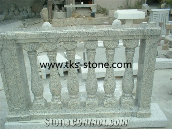 China Juparana Granite Baluster, Multicolor Granite Balustrade & Railings