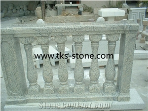 China Juparana Granite Baluster, Multicolor Granite Balustrade & Railings