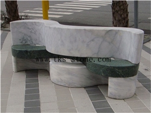 China Multicolor Granite Art Chairs,Shape Abstraction Bench