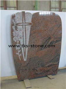China Red Granite Tombstone & Monument,Cross Tombstones,Jewish Style Tombstone & Monument, Gravestone,Caving Headstones