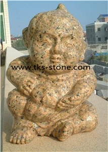 China Yellow Granite Human Caving,Yellow Granite Human Sculptures,Religious Sculpture & Statue,Sculpture Ideas,Statures