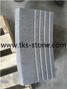 Curved China G684 Grey Granite Kerbstones/Curbstone/Kerbstone/Curbs/Side Stone, Black Granite Kerbstones