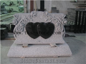 Double Monuments& Tombstone,Lover、Family Monuments.Heart Flower Tombstones