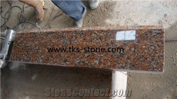 G562 Granite Kerbstone,Maple Red,China Red Granite Kerbstone,Granite Curbstone,Side Stone,Road Stone