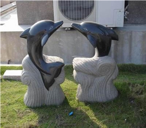 Granite Animal Sculptures & Statues,Cavings ,Dolphin Sculptures&Statues,Garden Sculptures,